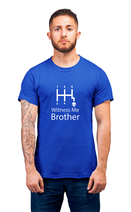 Sweaty Armpits Premium Unisex Printed T-shirts "Mad Max Fury Road" Movie "Witness Me Brother"Minimalistic Design