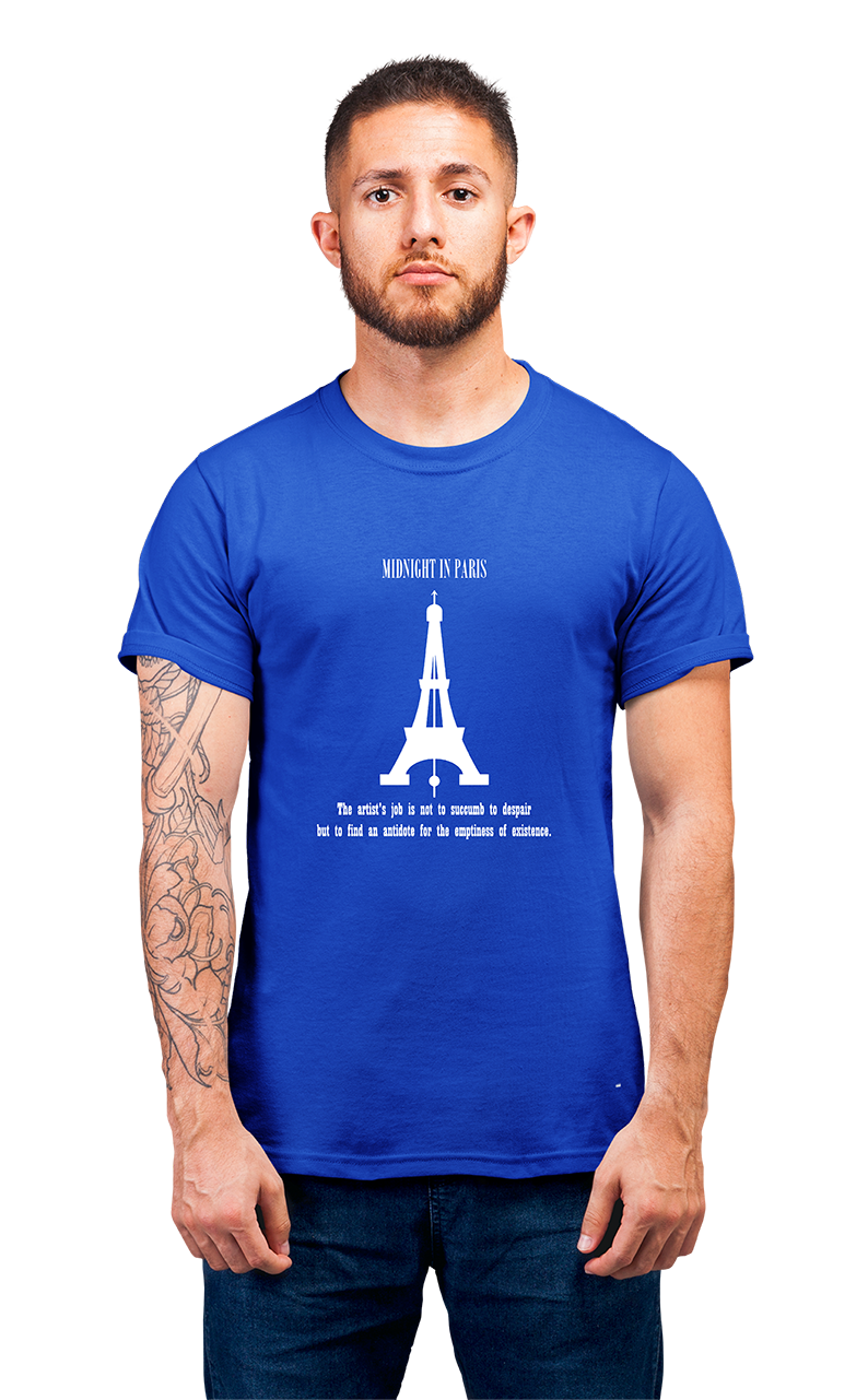 Sweaty Armpits Premium Unisex Printed T-shirts  Midnight In Paris Movie Woody Allen Minimalistic Design