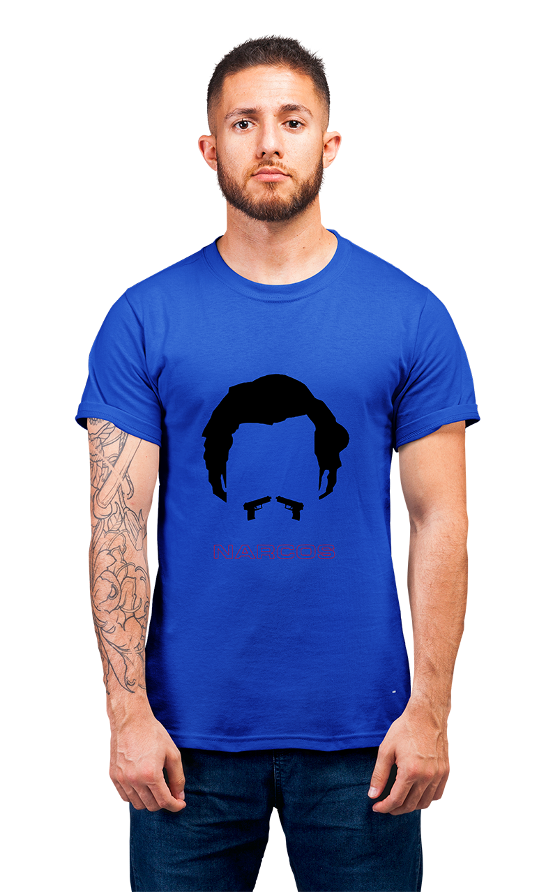 Sweaty Armpits Premium Unisex Printed T-shirts Narcos "Pablo Escobar"  T.V Show "Netflix Original" Minimaalistic Design