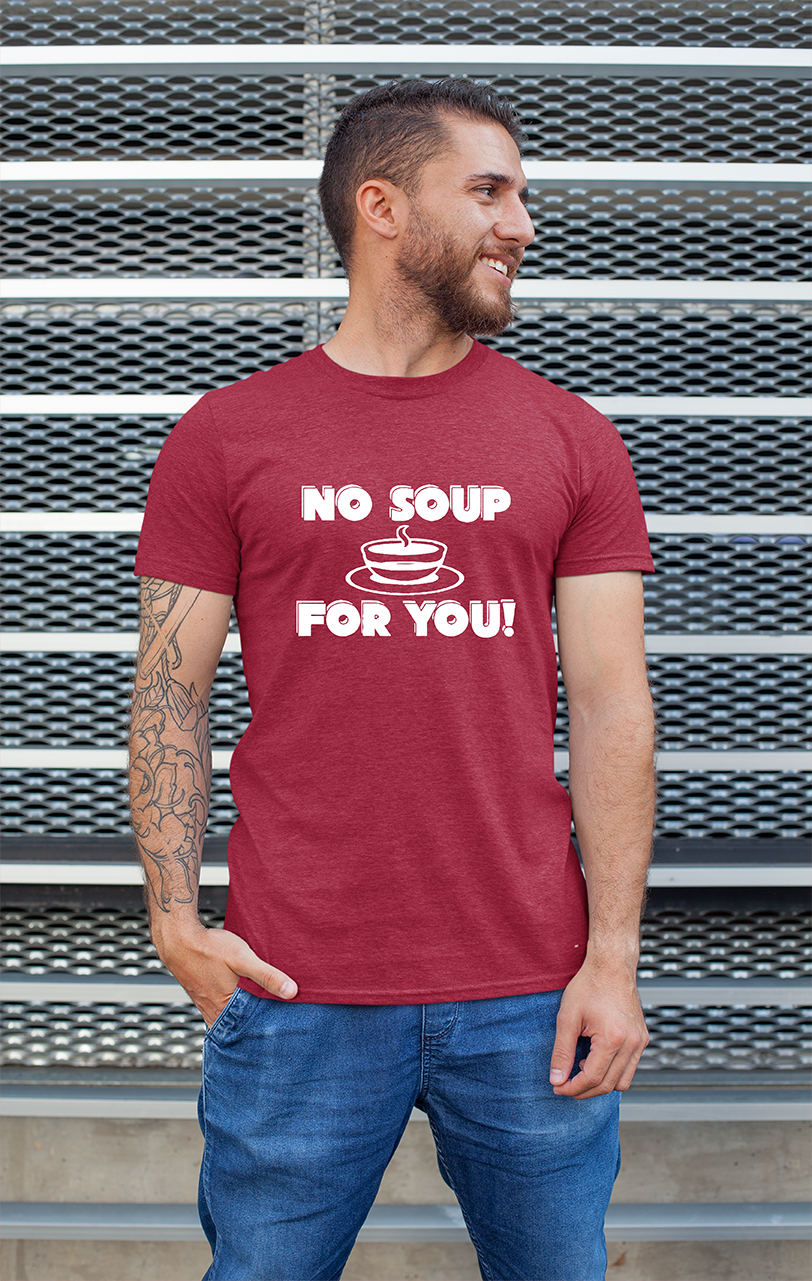 Minimalist movie-inspired T-shirt with a round neck and breathable 180 GSM material