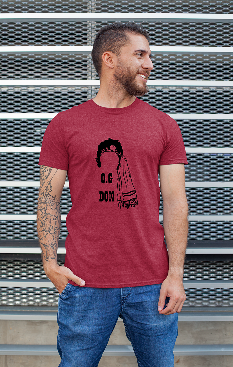 Sweaty Armpits Premium Unisex Printed T-shirts Bollywood Classic Don Old Classic Minimalistic Design
