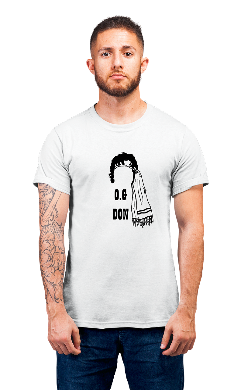 Minimalist movie-inspired T-shirt with a round neck and breathable 180 GSM material