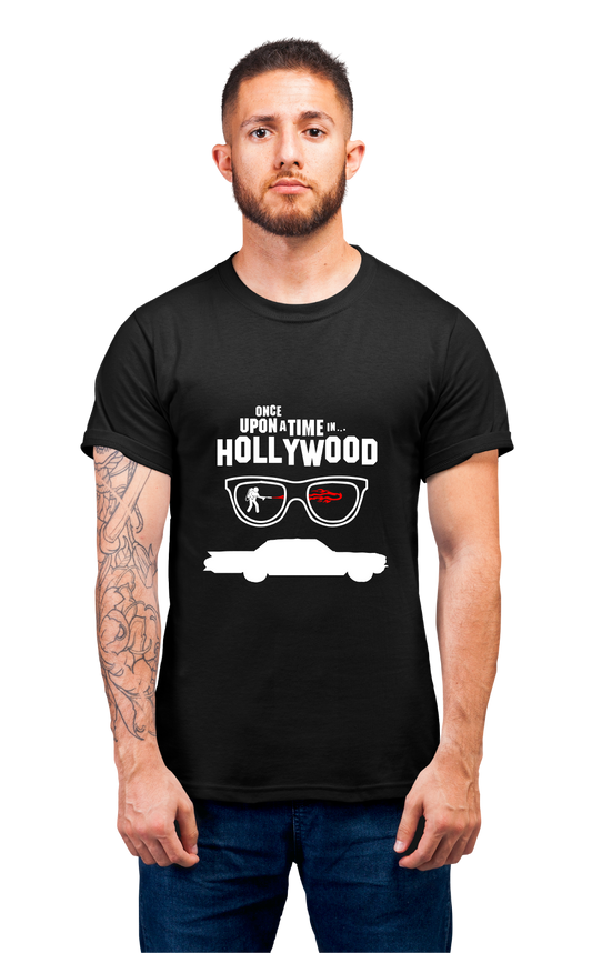 Minimalist movie-inspired T-shirt with a round neck and breathable 180 GSM material
