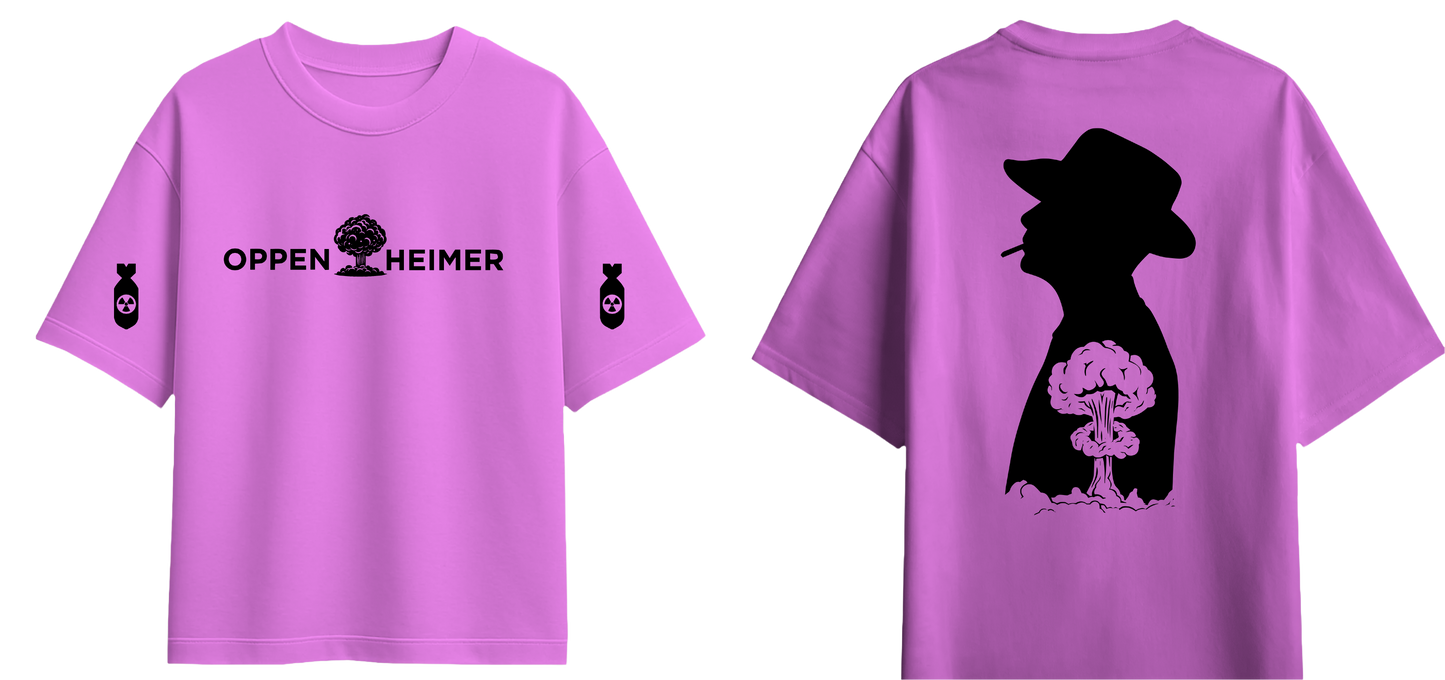 Sweaty Armpits Premium Unisex Oversized T-Shirts J. Robert Oppenheimer Movie Christopher Nolan's Epic Adaptation Minimalistic Design