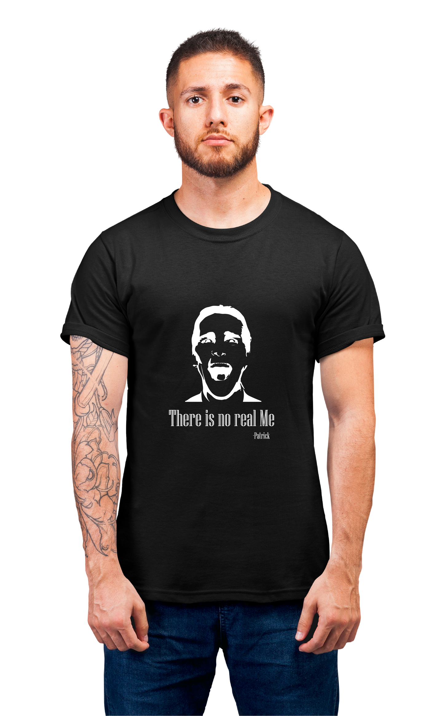 Sweaty Armpits Premium Unisex Printed T-shirts, Patrick Bateman, American Psycho Cult Classic Christian Bale Minimalisitc Art Work