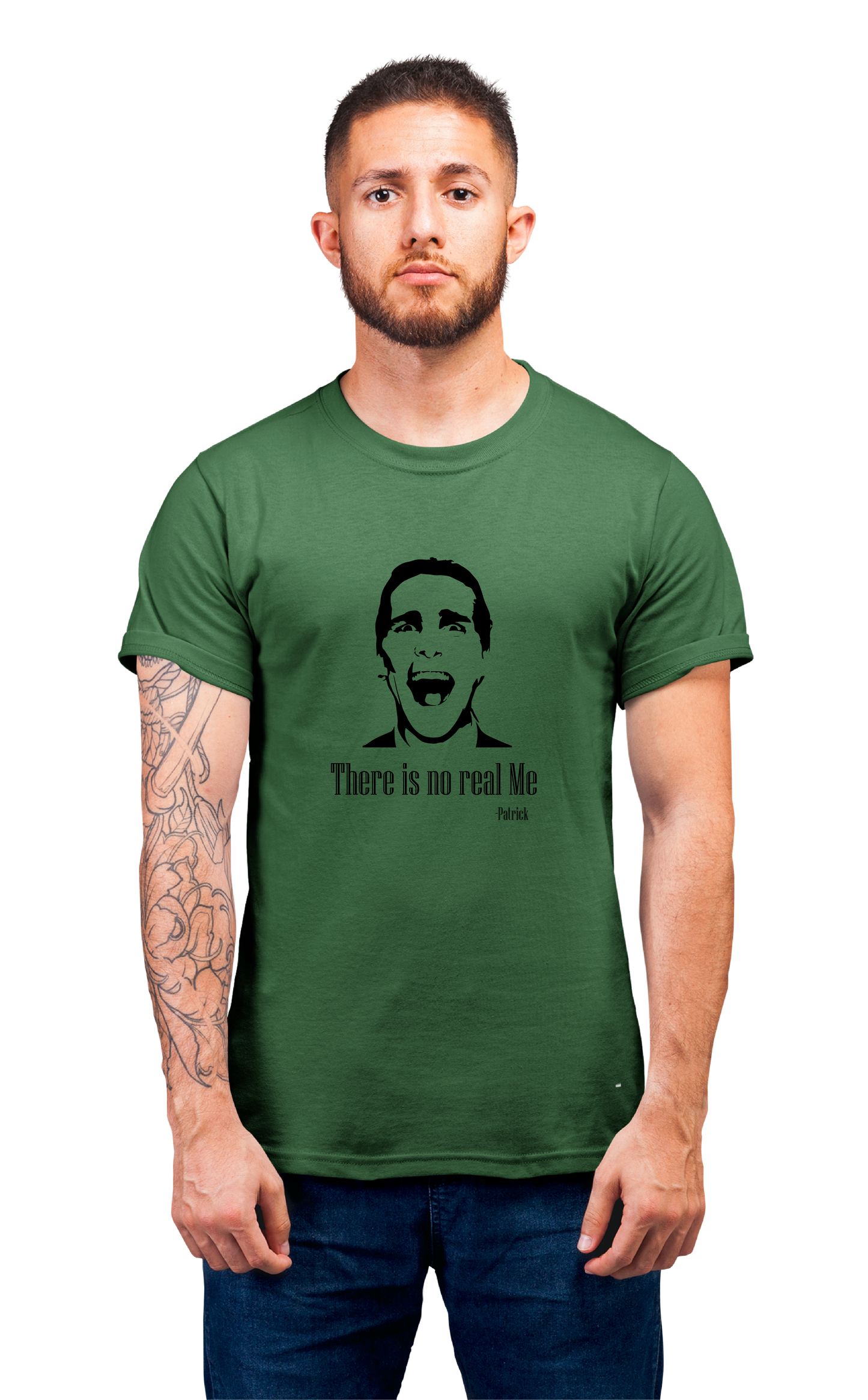 Sweaty Armpits Premium Unisex Printed T-shirts, Patrick Bateman, American Psycho Cult Classic Christian Bale Minimalisitc Art Work