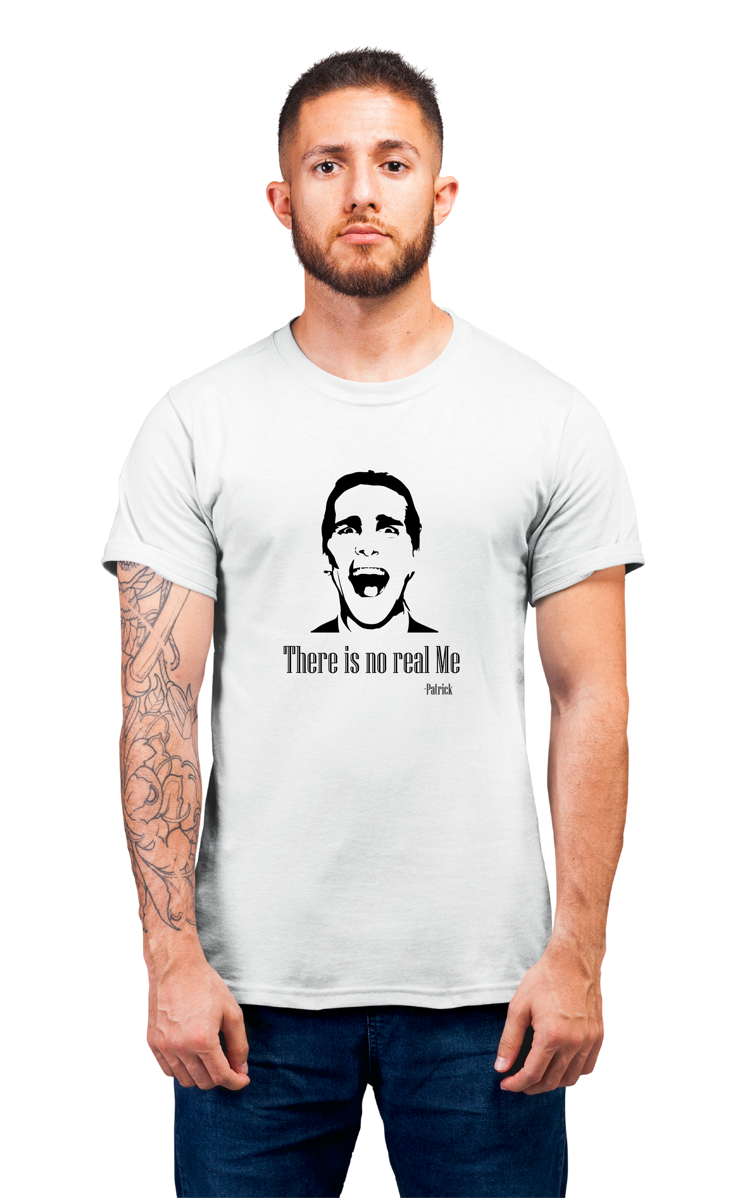 Minimalist movie-inspired T-shirt with a round neck and breathable 180 GSM material