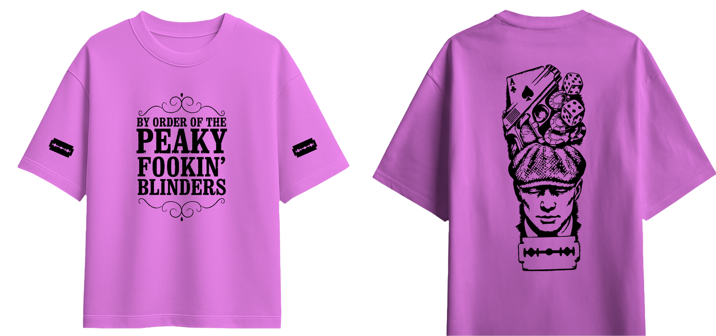 Sweaty Armpits Premium Unisex Oversized T-Shirts Peaky Fooking Blinders British T.V Show Minimalistic Design