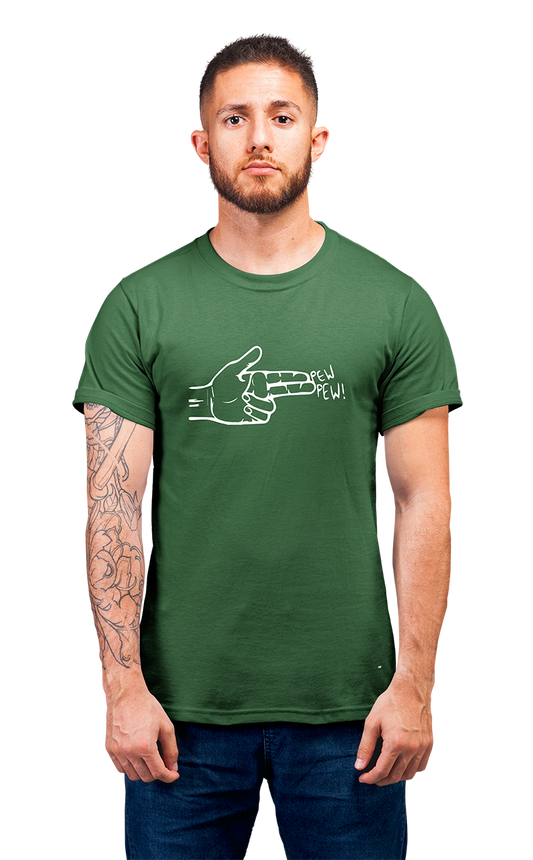 Minimalist movie-inspired T-shirt with a round neck and breathable 180 GSM material