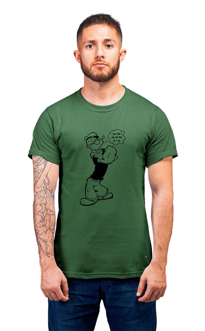 Minimalist movie-inspired T-shirt with a round neck and breathable 180 GSM material