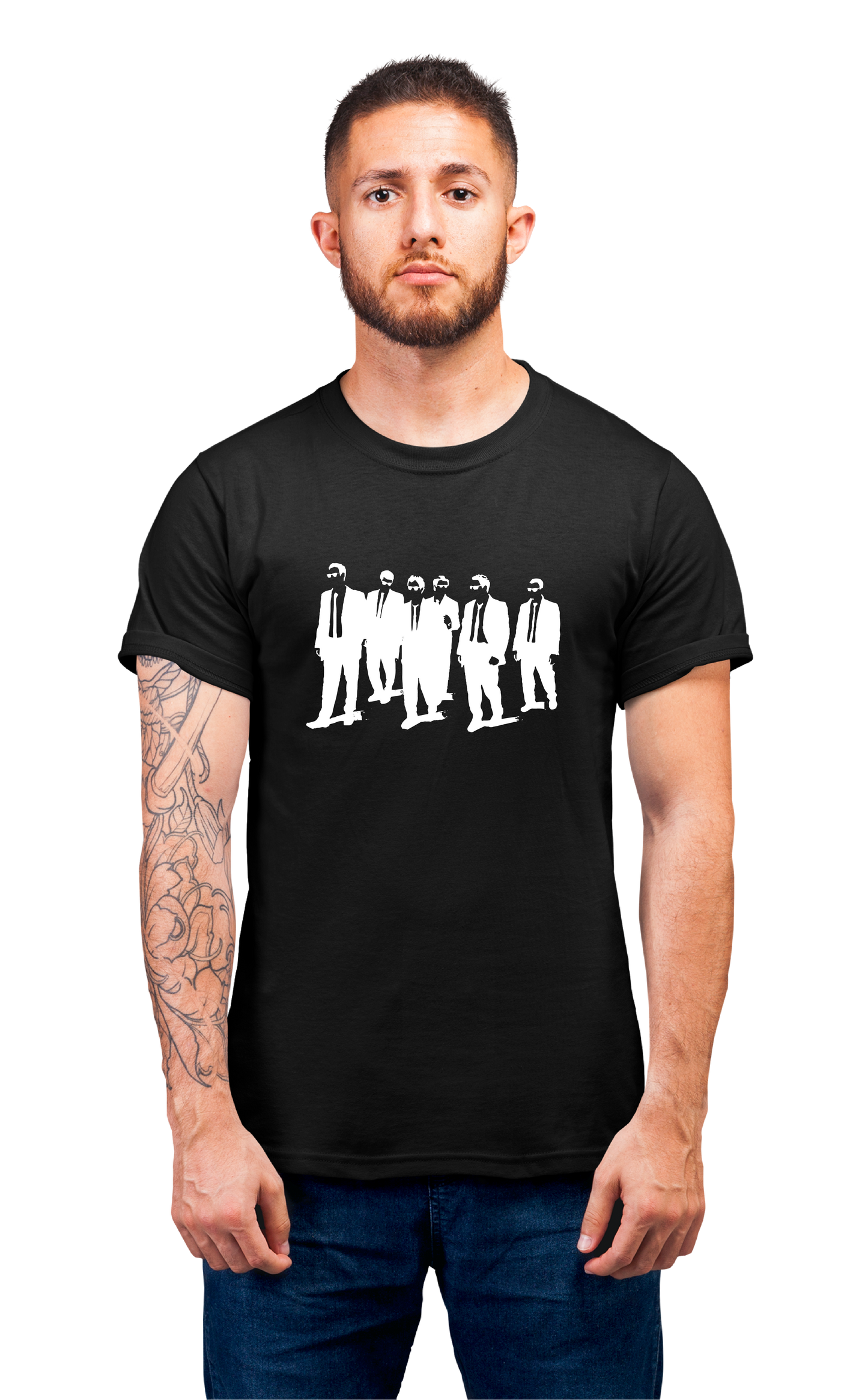 Minimalist movie-inspired T-shirt with a round neck and breathable 180 GSM material