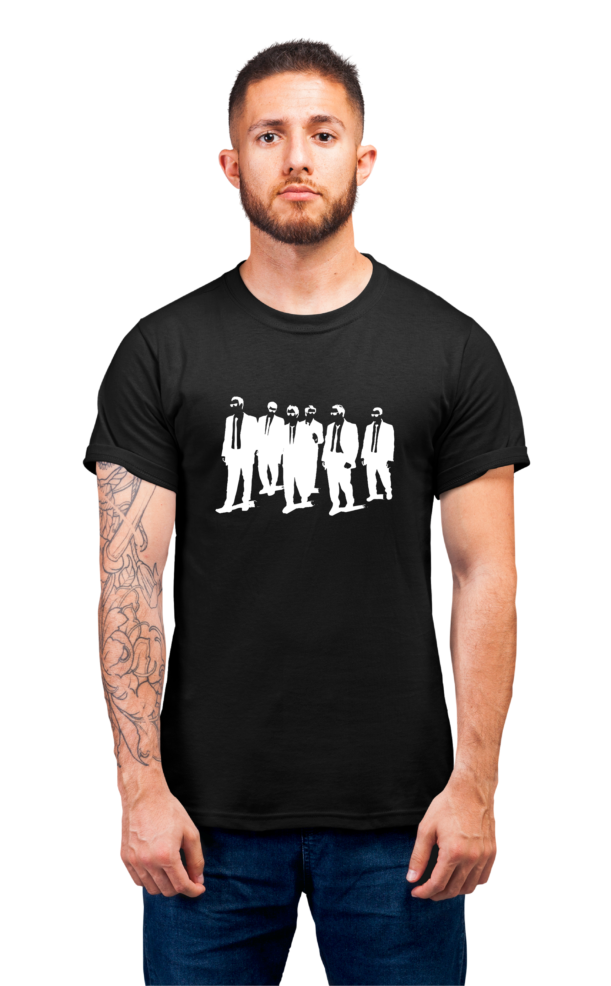 Minimalist movie-inspired T-shirt with a round neck and breathable 180 GSM material