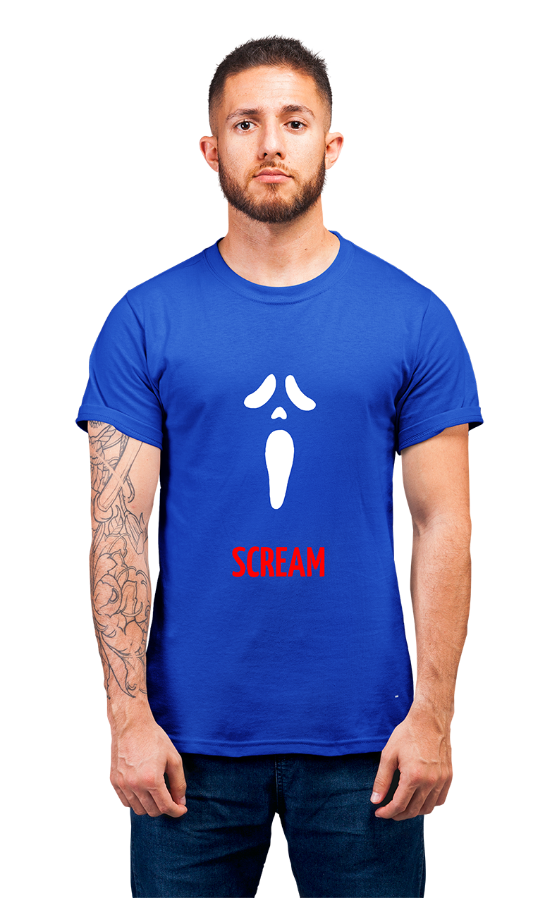 Minimalist movie-inspired T-shirt with a round neck and breathable 180 GSM material