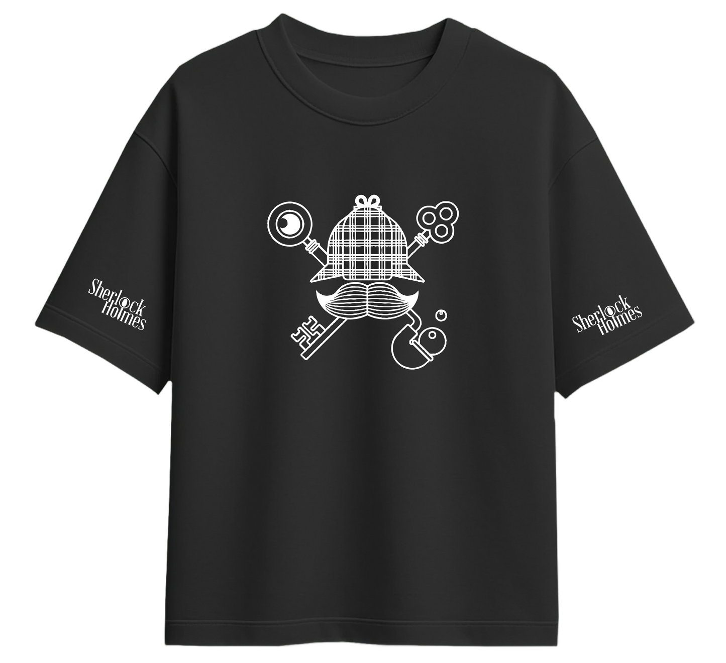 Minimalist movie-inspired T-shirt with a round neck and breathable 180 GSM material
