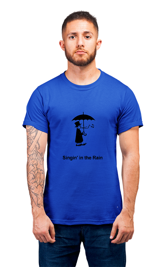 Sweaty Armpits Premium Unisex Printed T-shirts  Singin In The Rain Musical Movie  Minimalistic Design
