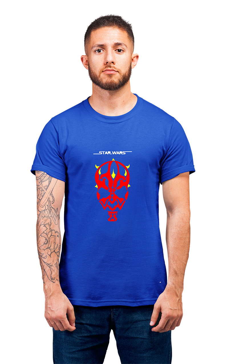 Minimalist movie-inspired T-shirt with a round neck and breathable 180 GSM material