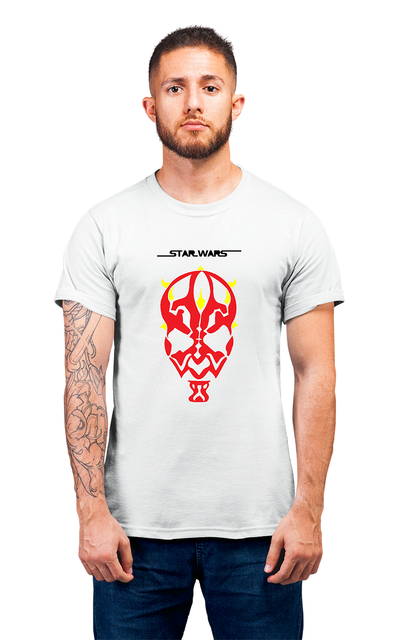 Sweaty Armpits Premium Unisex Printed T-shirt Star Wars,"Red Face"   George Lucas Movie Minimalistic Design