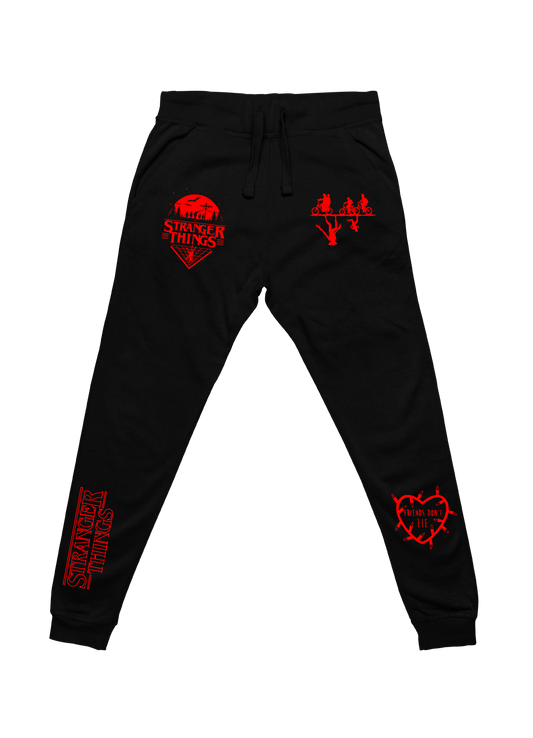Premium Printed 100% Cotton Joggers With Colourful Vinyl Designs