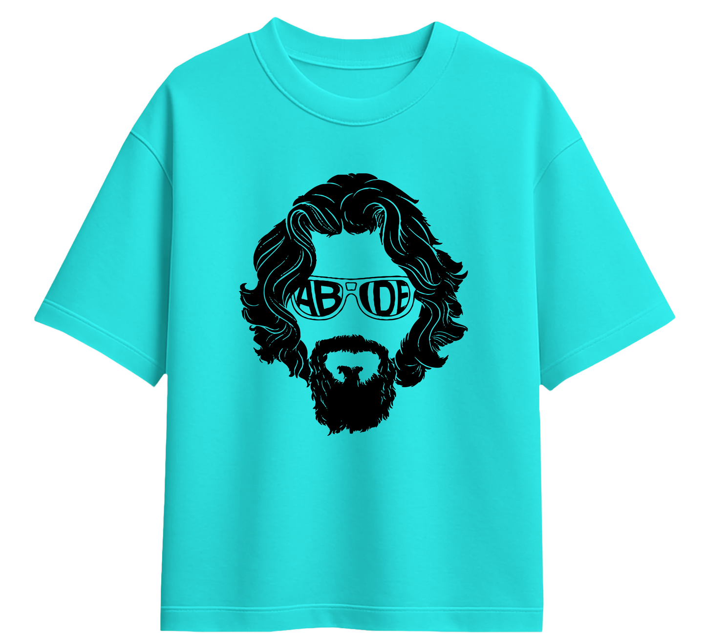 Sweaty Armpits Premium Unisex Oversized T-Shirts  The Big Lebowski The Dude Abides Minimalistic Design