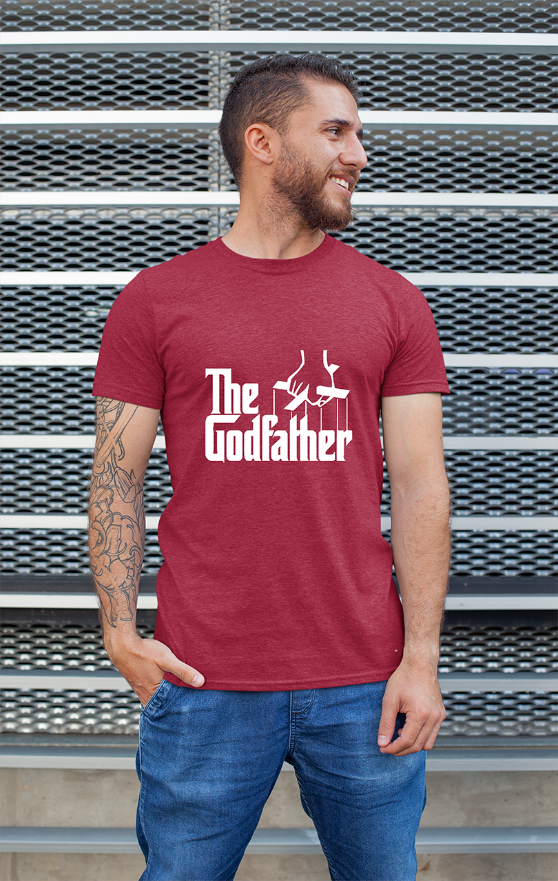Sweaty Armpits Premium Unisex Printed T-shirt The Godfather Directed By Fransis Ford Cappola  Minimalistic Design