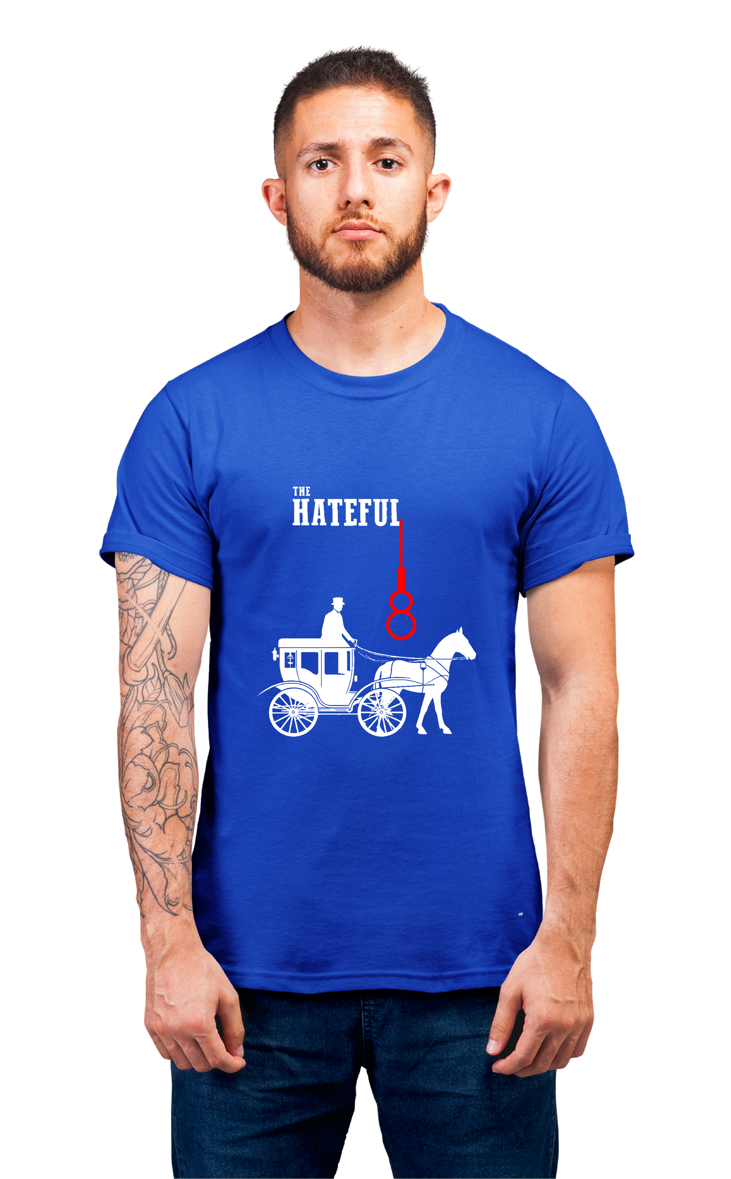 Sweaty Armpits Premium Unisex Printed T-shirts Quentin Tarantino, The Hateful Eight ,8th Movie Cult Classic Movie Minimalistic Design