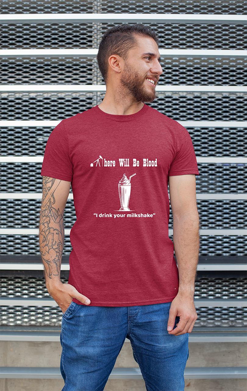Sweaty Armpits Premium Unisex Printed T-shirt  There Will Be Blood PTA "Epic" "Period Drama" Sir Daniel Day-Lewis Minimalistic Design