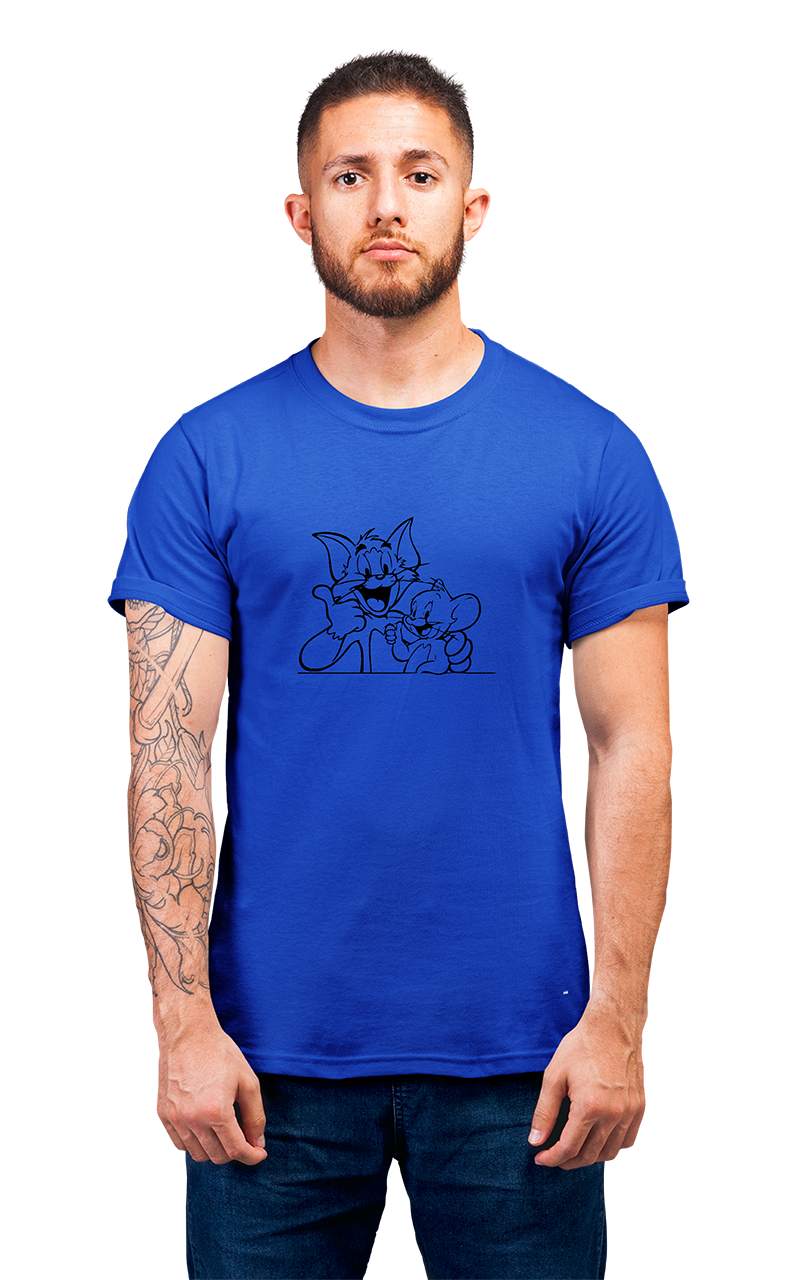 Sweaty Armpits Premium Unisex Printed T-shirt Tom And Jerry Cartoon Nostalgia Special Line Art