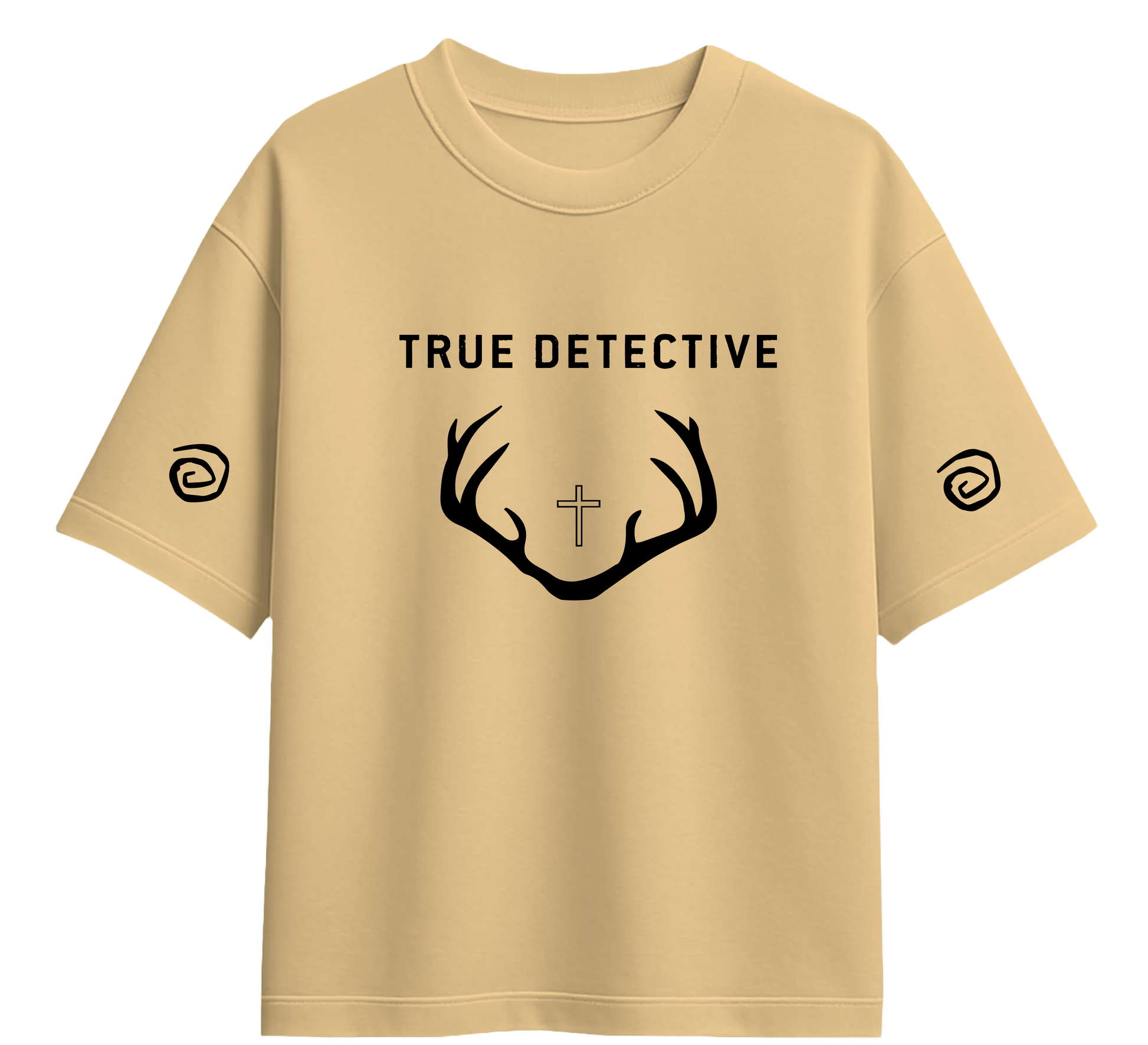 Minimalist movie-inspired T-shirt with a round neck and breathable 180 GSM material