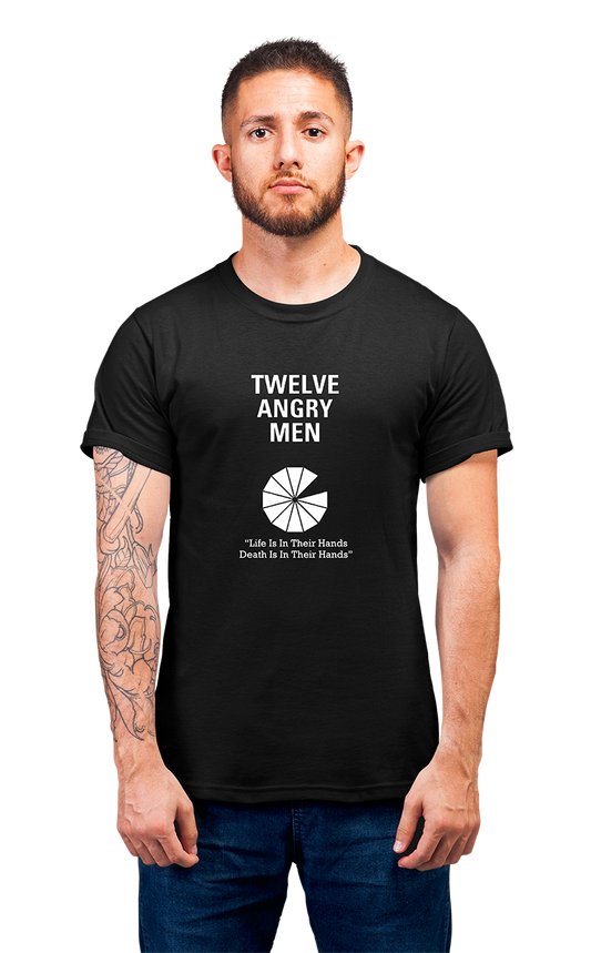 Minimalist movie-inspired T-shirt with a round neck and breathable 180 GSM material