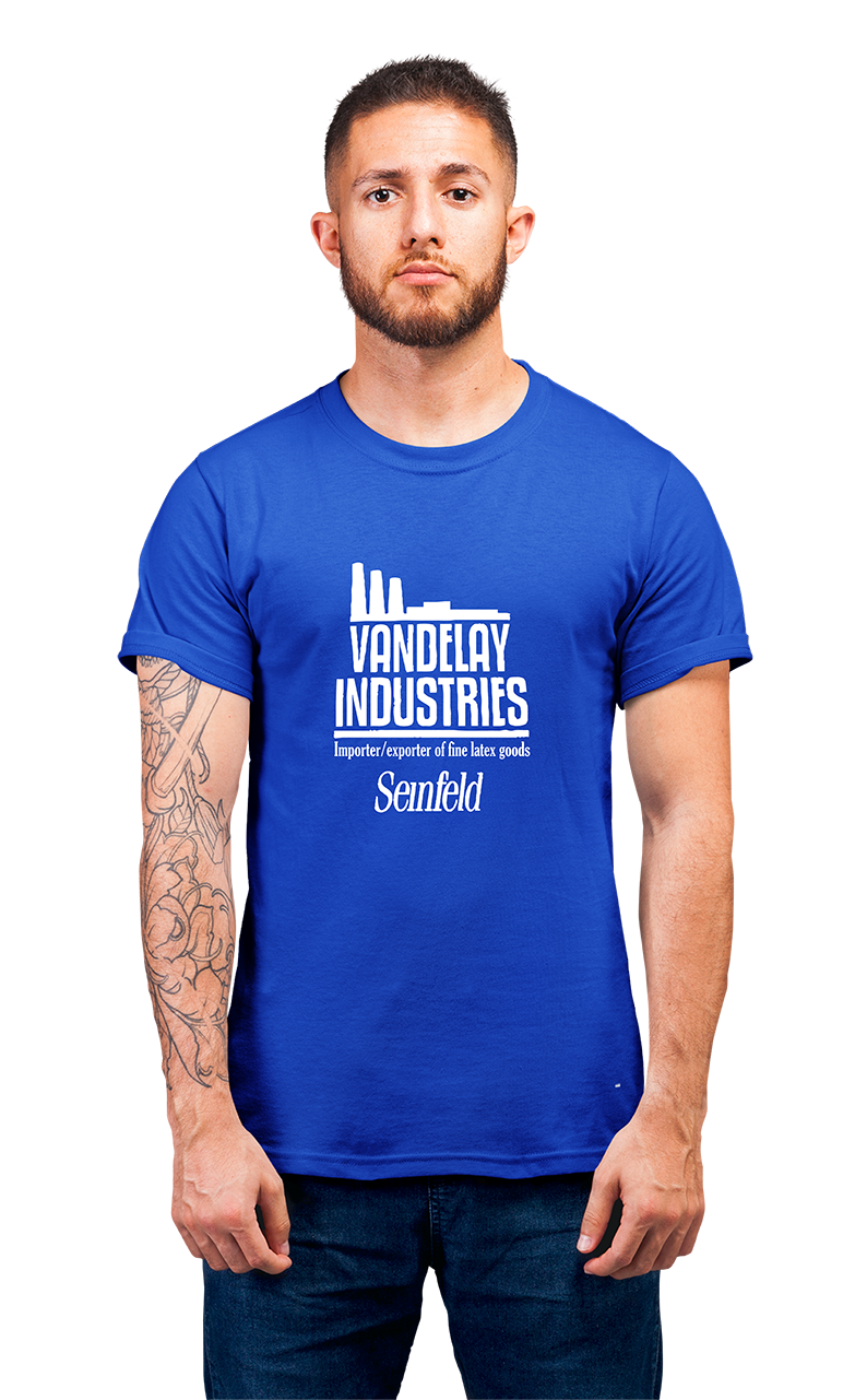 Minimalist movie-inspired T-shirt with a round neck and breathable 180 GSM material