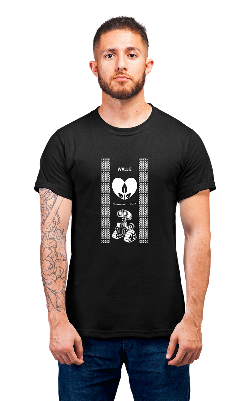 Sweaty Armpits Premium Unisex Printed T-shirt Wall-E Animated Film Space Drama Heart felt  Minimalistic Design