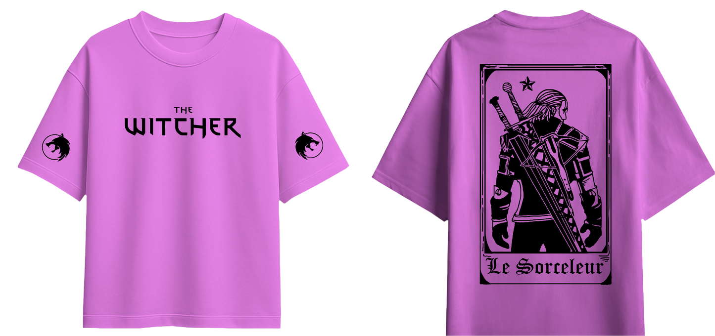 Sweaty Armpits Premium Unisex Oversized T-Shirts   The Witcher T.V Show Minimalisitc Design
