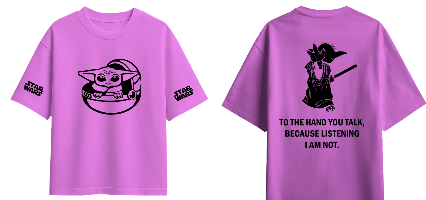 Sweaty Armpits Premium Unisex Oversized T-Shirts Yoda Star Wars Universe Buy This T-Shirt You Want To Minimalistic Design