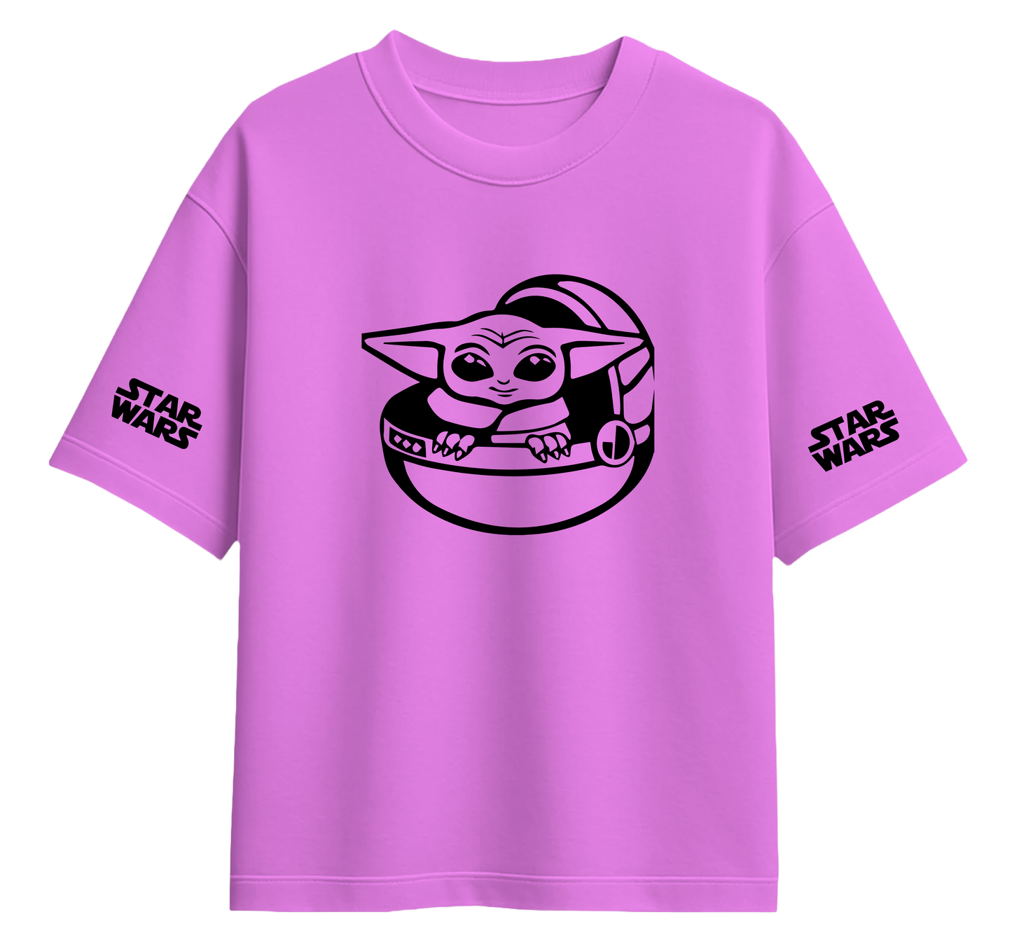 Minimalist movie-inspired T-shirt with a round neck and breathable 180 GSM material