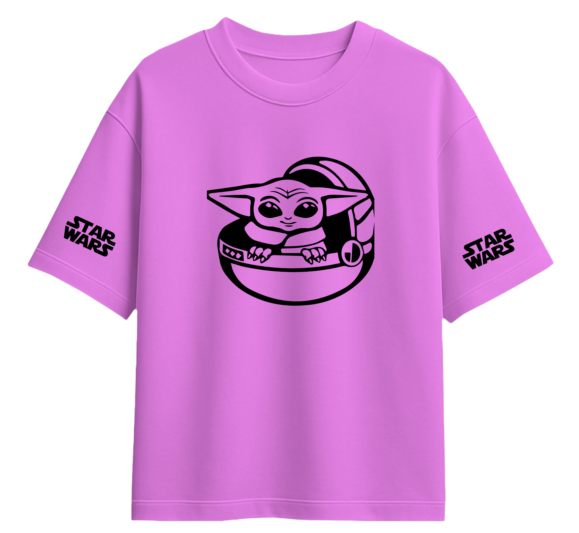 Minimalist movie-inspired T-shirt with a round neck and breathable 180 GSM material