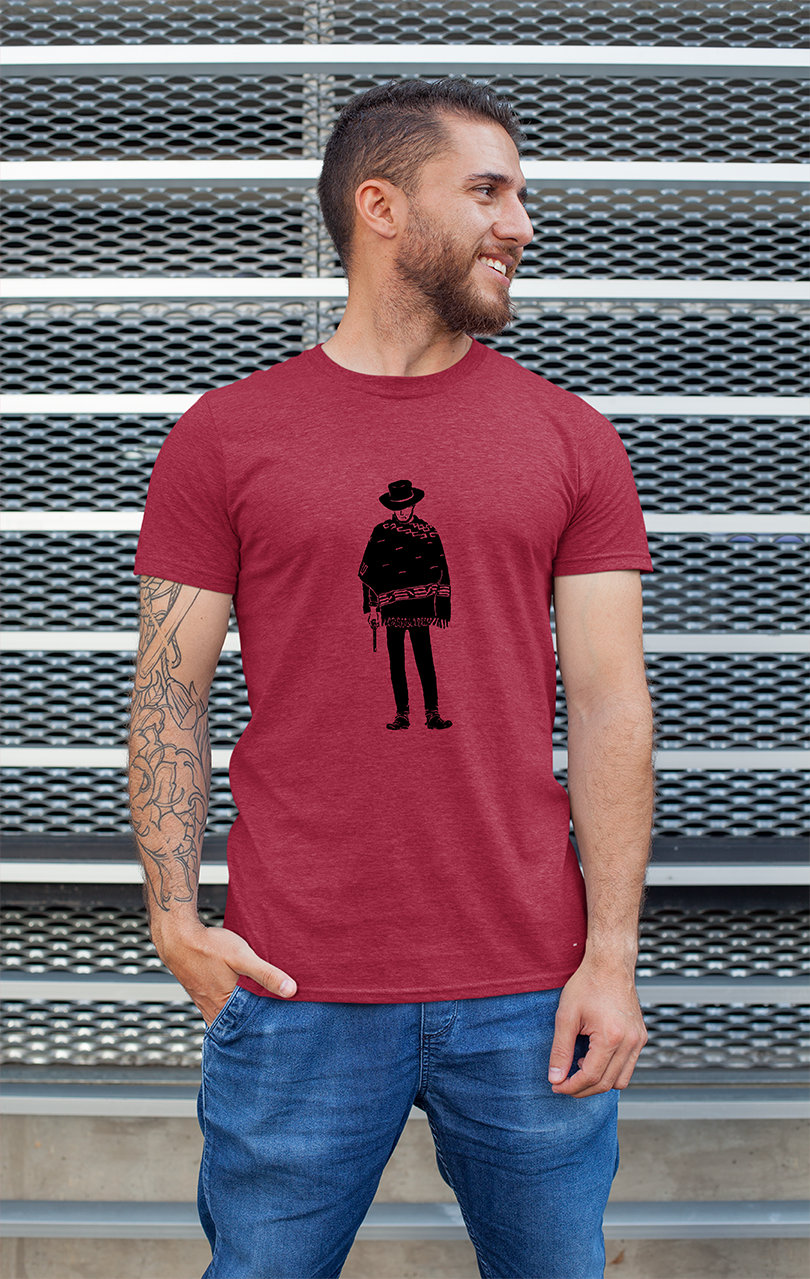 Sweaty Armpits Premium Unisex Printed T-shirts of  Client Eastwood, The Good The Bad And The Ugly, Sergio Leone