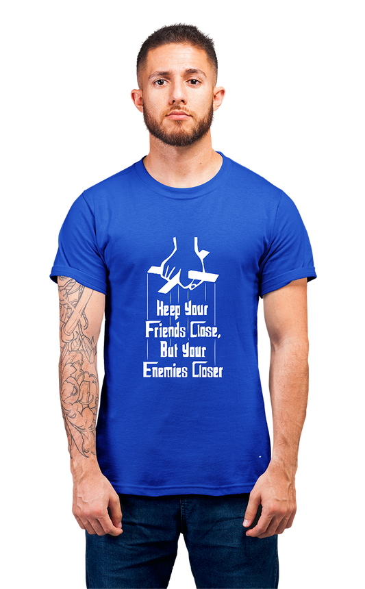 Minimalist movie-inspired T-shirt with a round neck and breathable 180 GSM material