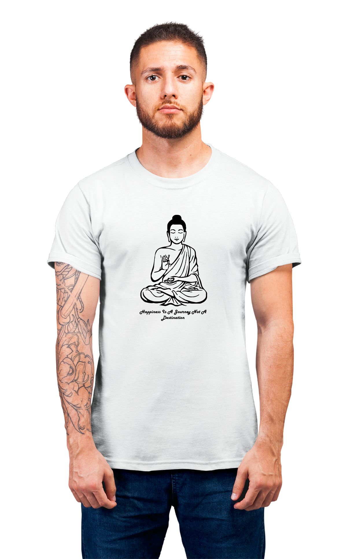 Sweaty Armpits Premium Unisex Printed T-shirts Buddha 2