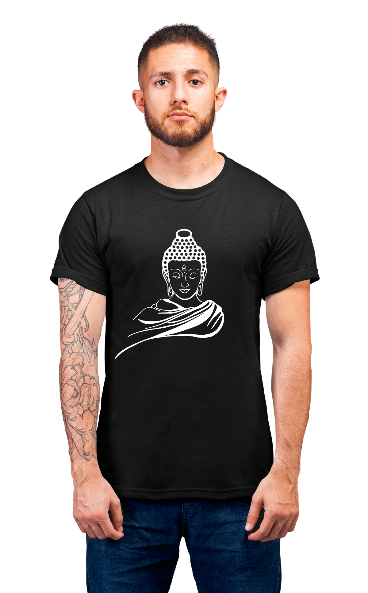 Sweaty Armpits Premium Unisex Printed T-shirts Buddha 1