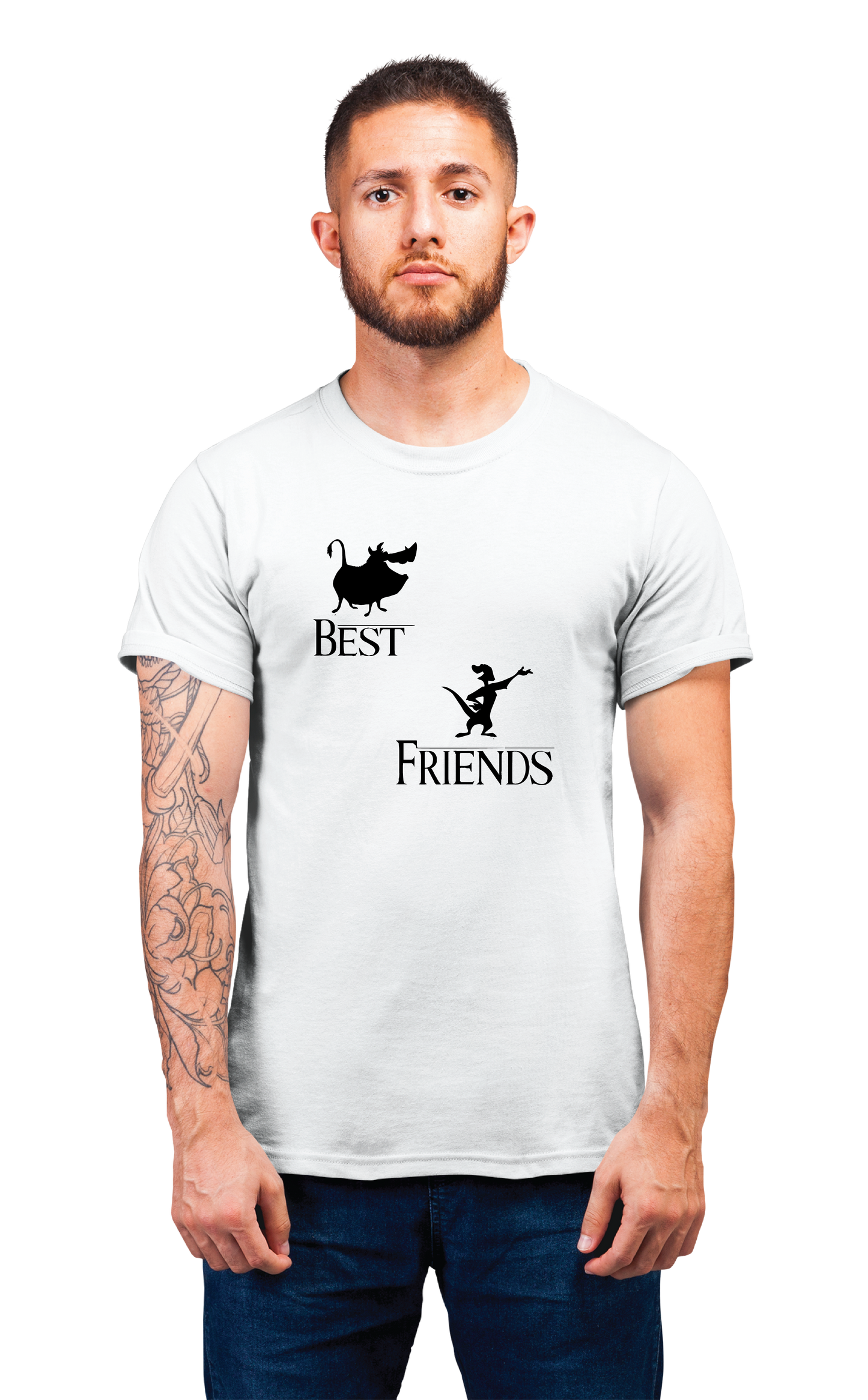 Sweaty Armpits Premium Unisex Printed T-shirts Best Friends