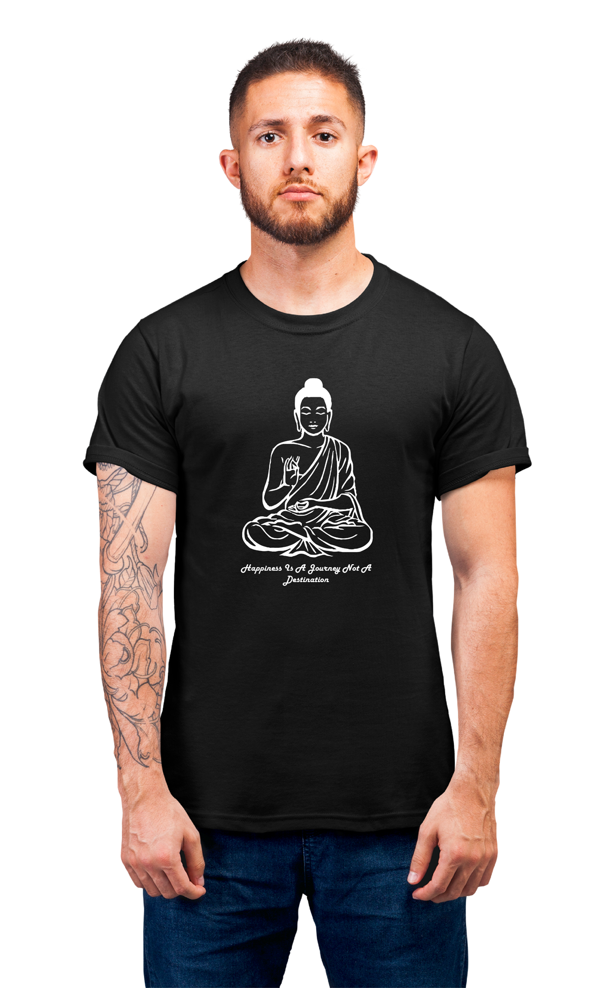 Sweaty Armpits Premium Unisex Printed T-shirts Buddha 2