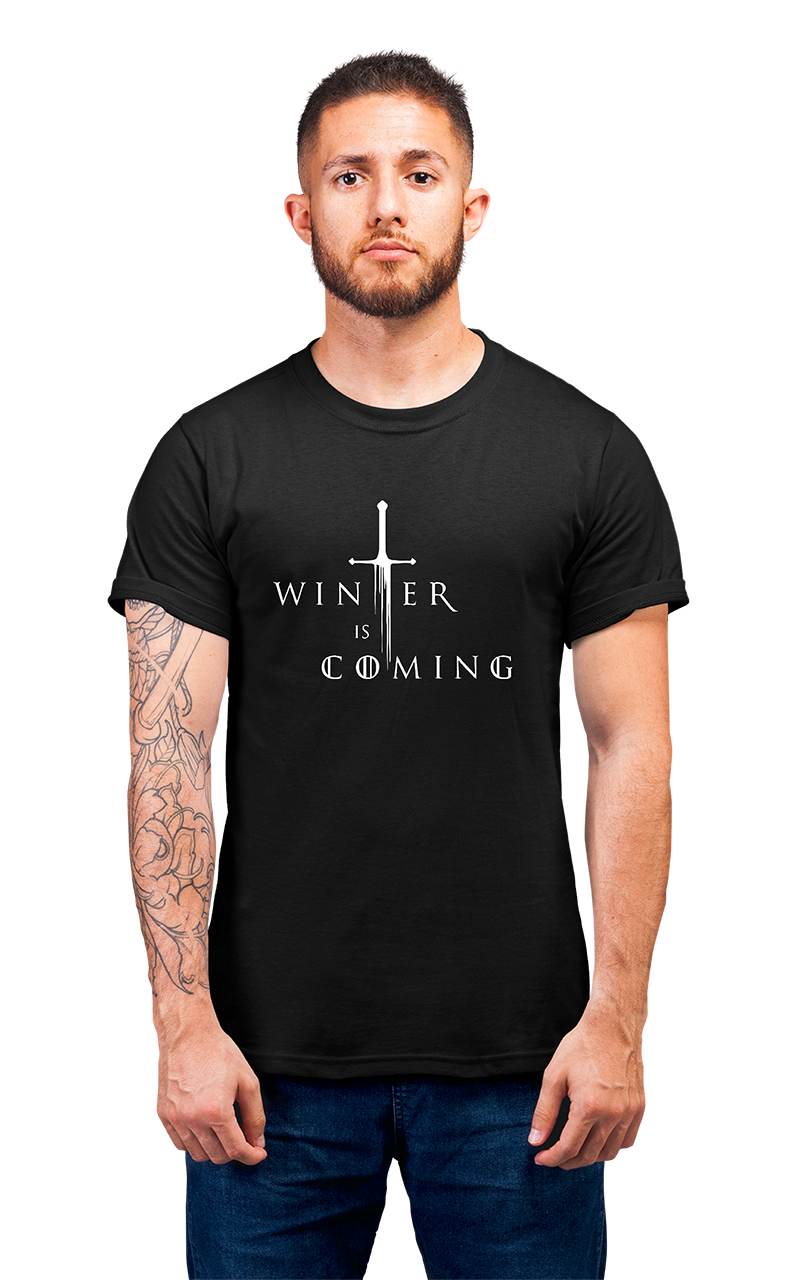 Sweaty Armpits Premium Unisex Printed T-shirt Game Of Thrones Winter Is Coming  Minimalistic Design